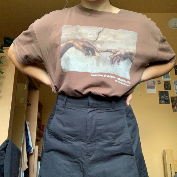 Navy blue maxi skirt - Picture 2 of 2